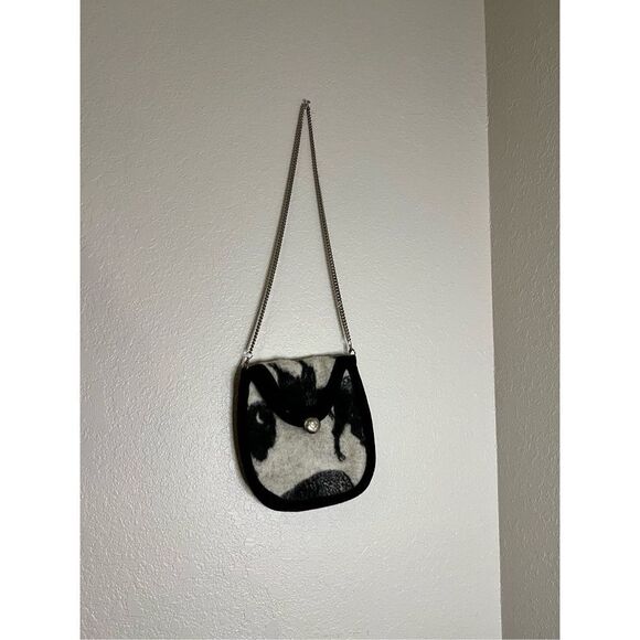 Joyce Onarheim Boe Legacy Collection Wool Buffalo Print purse - Picture 2 of 8